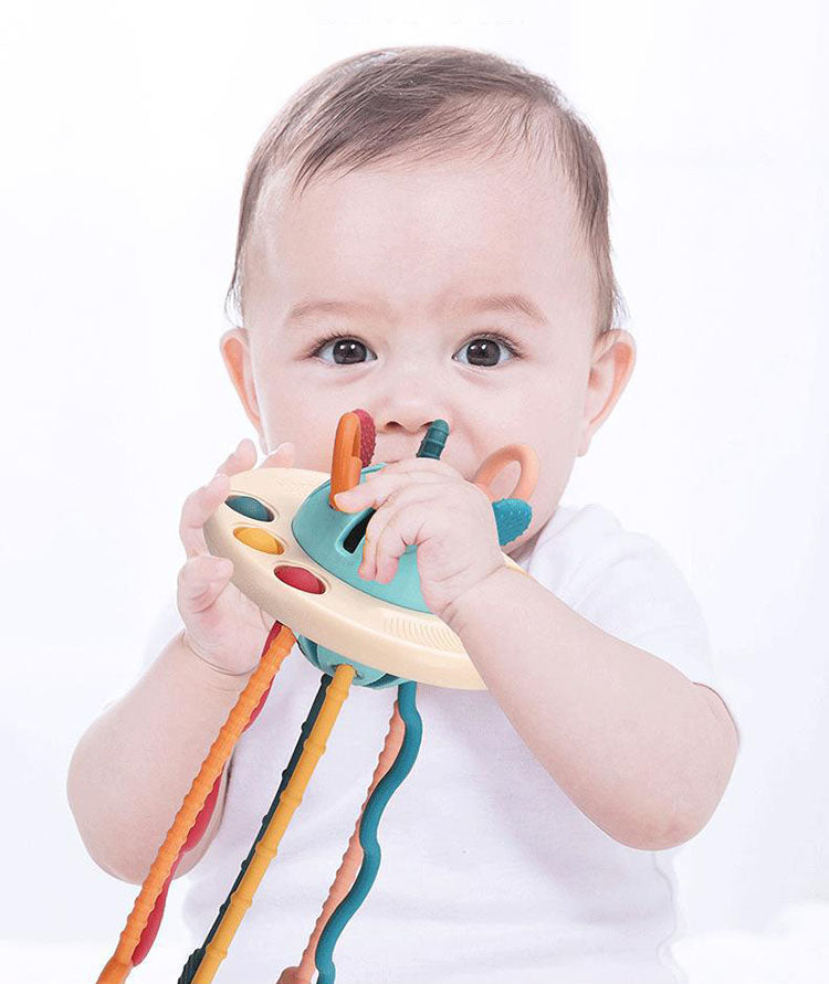 Sensory UFO Montessori-Inspired Toy Suitable For Teething Babies