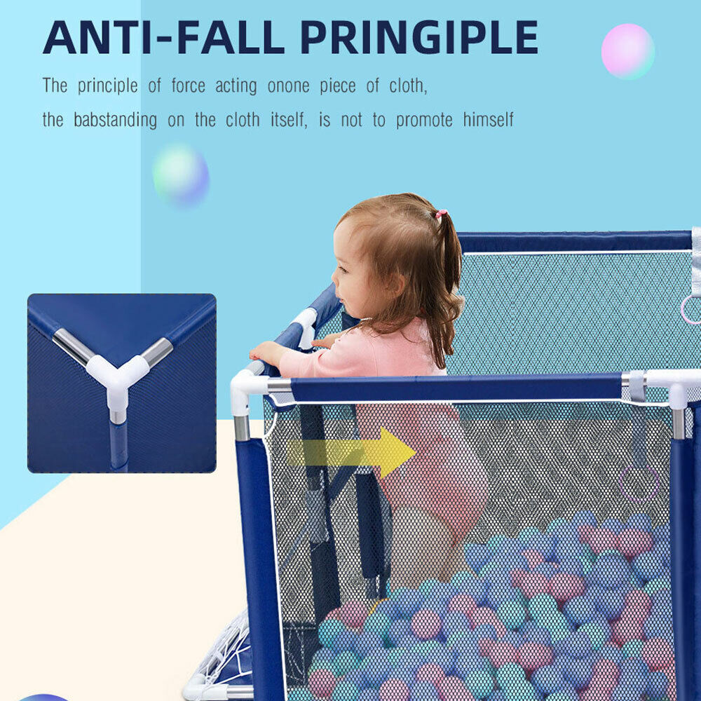 Baby Playpen Child Play Mat - 12 Panels
