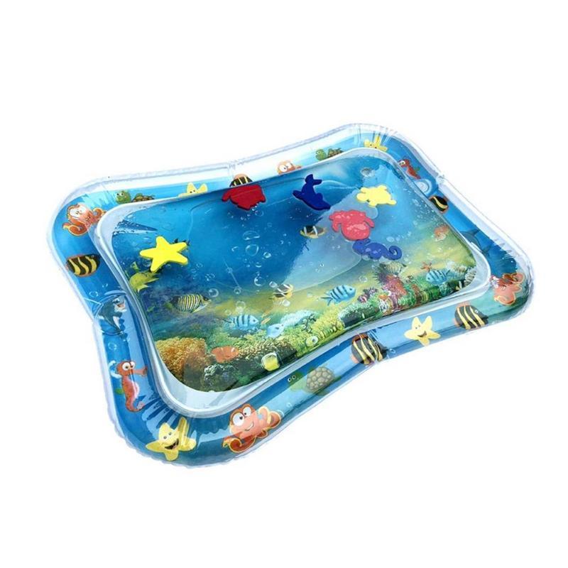 Inflatable Water Cushion and Water Play Mat for Infants