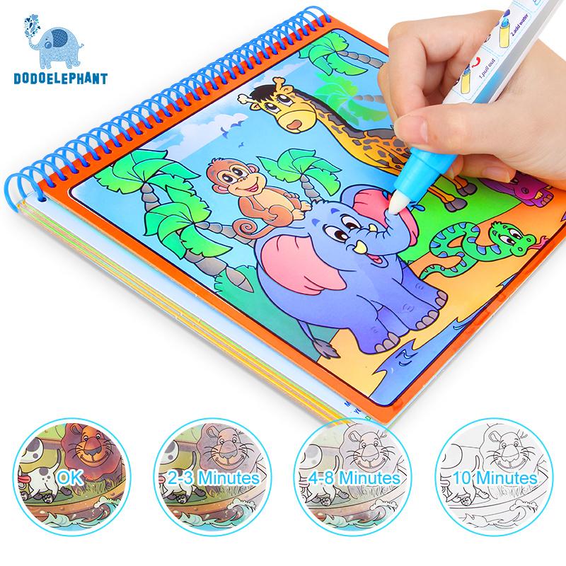 Magic Water Colouring Book