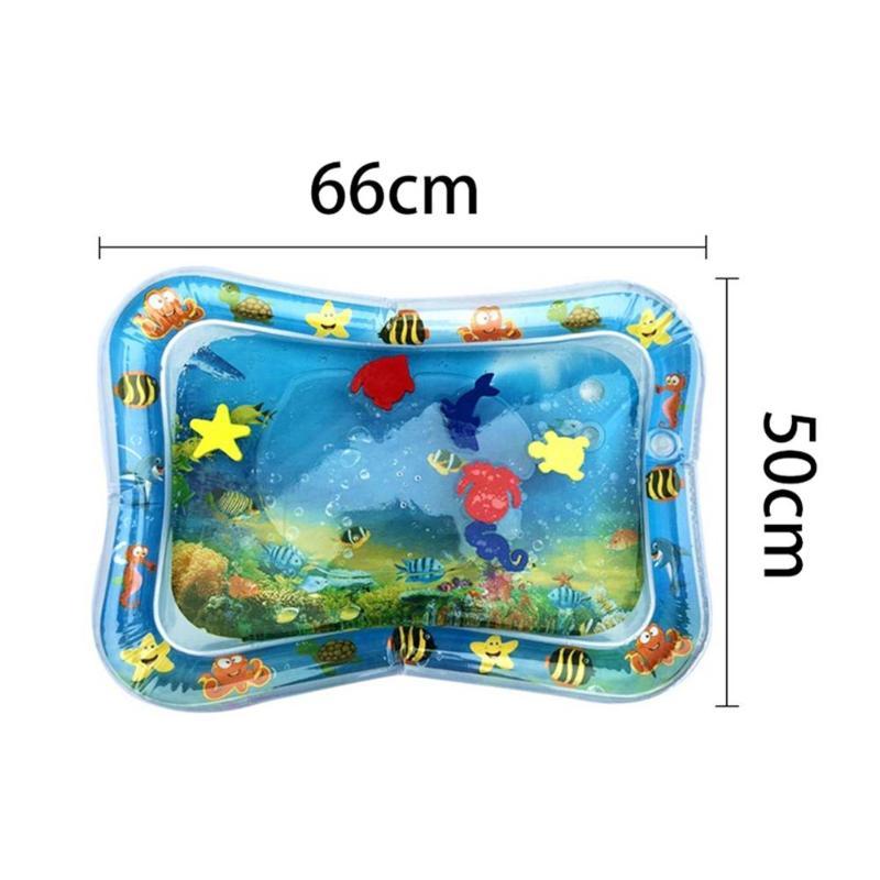 Inflatable Water Cushion and Water Play Mat for Infants