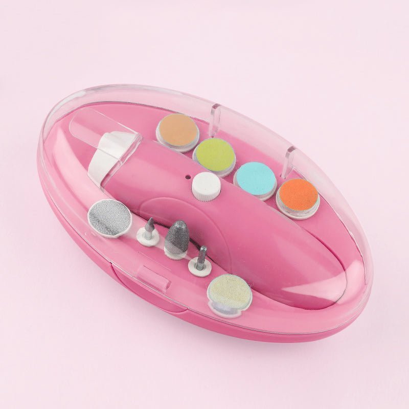 Electric Nail Trimmer for Newborn, Infant, Toddler and Adult - Care Polish and Trim