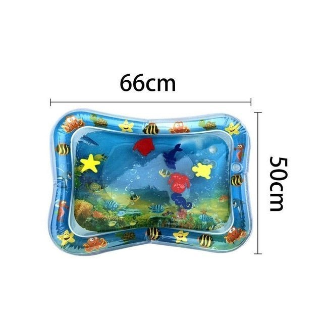 Inflatable Water Cushion and Water Play Mat for Infants