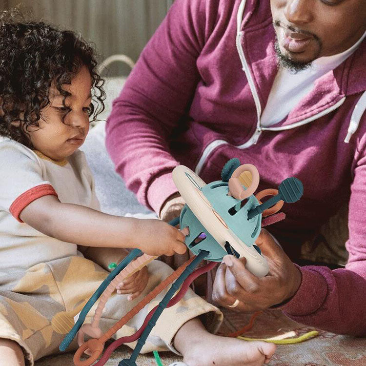 Sensory UFO Montessori-Inspired Toy Suitable For Teething Babies