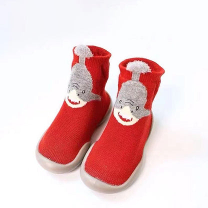 Soft Bottom Toddler or Baby Sock Shoes for Baby Step