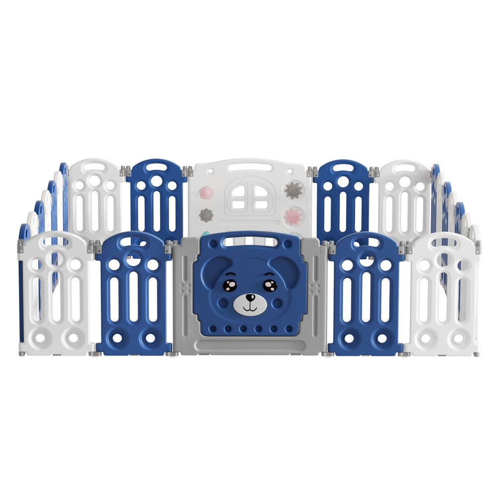 Keezi Kids Baby Playpen with Safety Gate Fence
