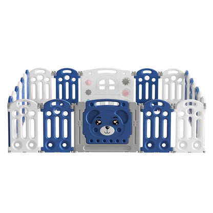 Keezi Kids Baby Playpen with Safety Gate Fence