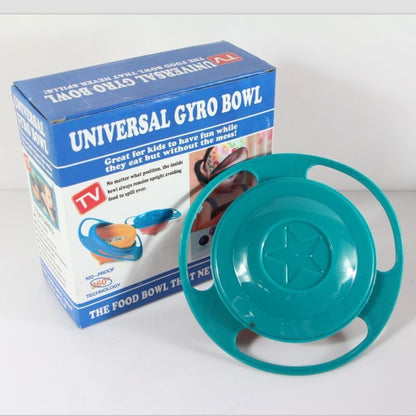 Spillproof 360 Degree Children Universal Gyro Bowl