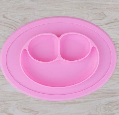 Silicone Baby Dining Plate Suitable For Baby Led Weaning