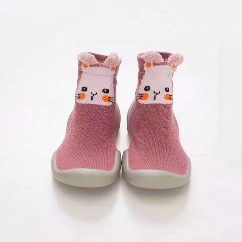 Soft Bottom Toddler or Baby Sock Shoes for Baby Step