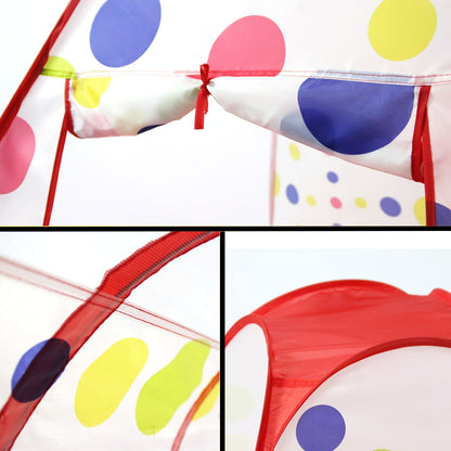 GOMINIMO 3 in 1 Mix Colour Dot Style Kids Play Tent