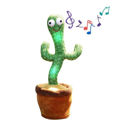 Interactive Dancing Cactus Electric Plush Toy for Babies and All Ages