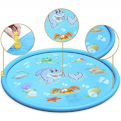 170CM Inflatable Water Sprinkler Mat for Outdoor Play