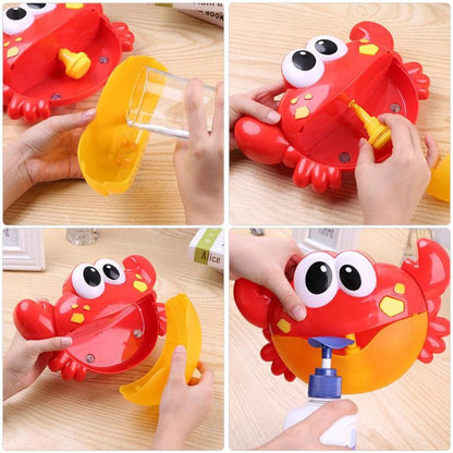 Crab Bubble Maker Machine for Bathroom Fun Time