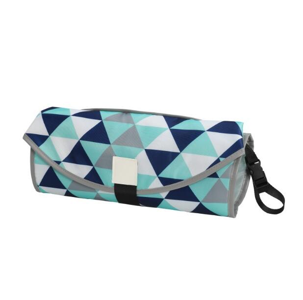 3-in-1 Multifunctional Portable, Foldable, Waterproof  Nappy Changing Mat Waterproof Nappy Changing Bag and Playmat