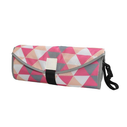 3-in-1 Multifunctional Portable, Foldable, Waterproof  Nappy Changing Mat Waterproof Nappy Changing Bag and Playmat
