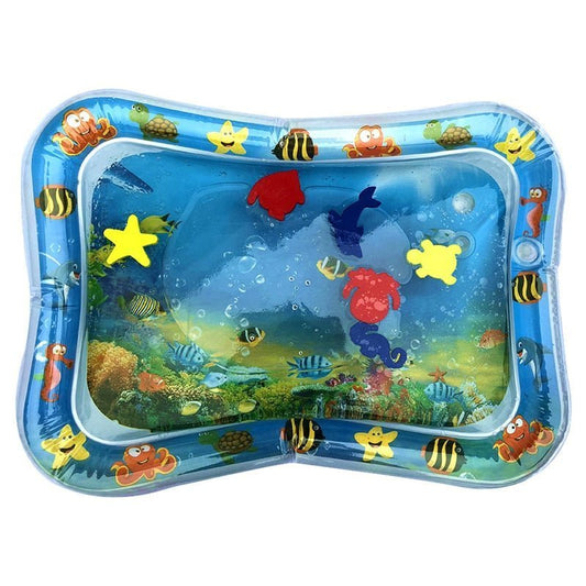 Inflatable Water Cushion and Water Play Mat for Infants