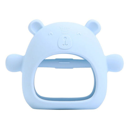 Bear Silicone Hand Gripped Teether for Babies