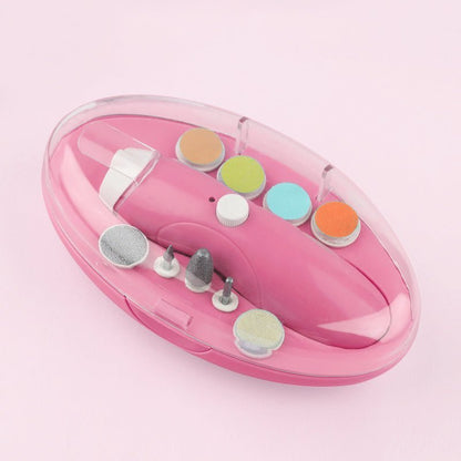 Electric Nail Trimmer for Newborn, Infant, Toddler and Adult - Care Polish and Trim