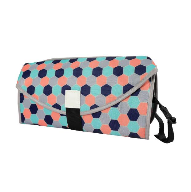 3-in-1 Multifunctional Portable, Foldable, Waterproof  Nappy Changing Mat Waterproof Nappy Changing Bag and Playmat