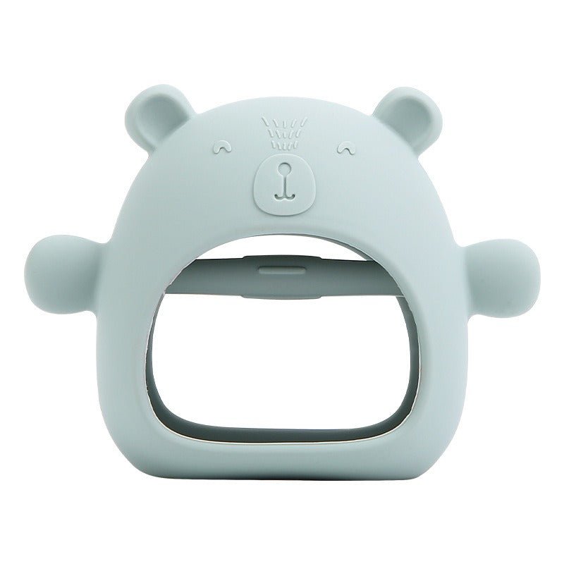 Bear Silicone Hand Gripped Teether for Babies
