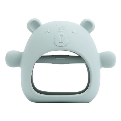 Bear Silicone Hand Gripped Teether for Babies
