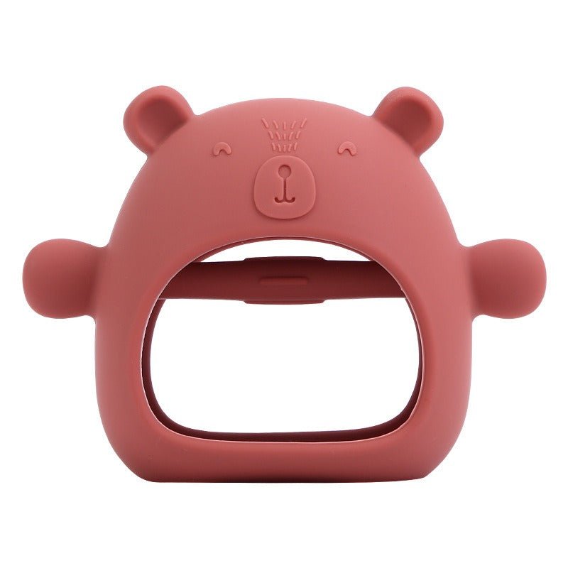 Bear Silicone Hand Gripped Teether for Babies
