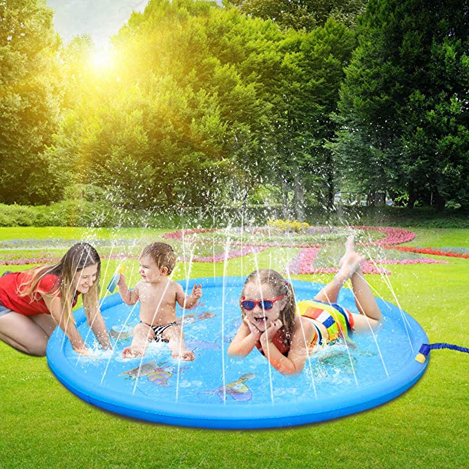 170CM Inflatable Water Sprinkler Mat for Outdoor Play