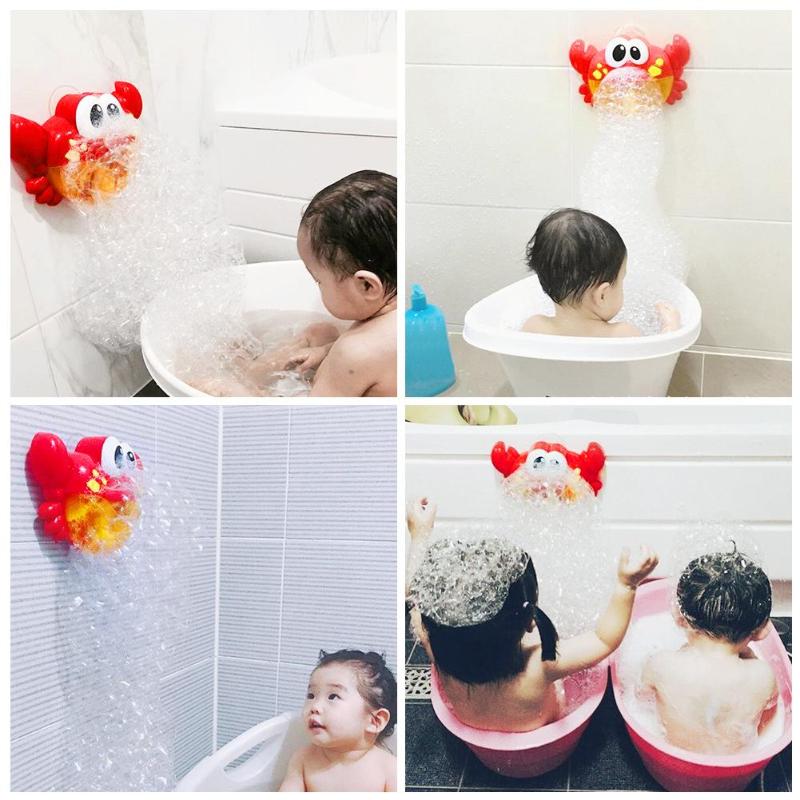 Crab Bubble Maker Machine for Bathroom Fun Time