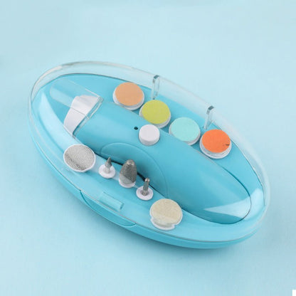 Electric Nail Trimmer for Newborn, Infant, Toddler and Adult - Care Polish and Trim