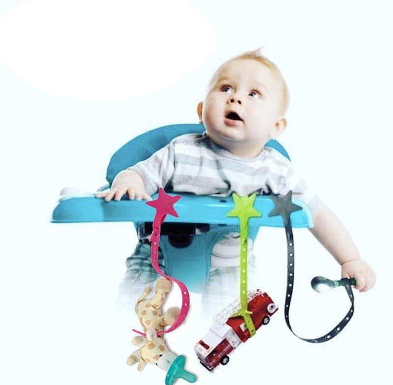 Silicone Anti-Dropping Chain for pacifiers, toys etc - Suitable for all ages