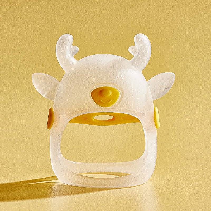 Silicone Deer Hand Gripped Teether for Babies