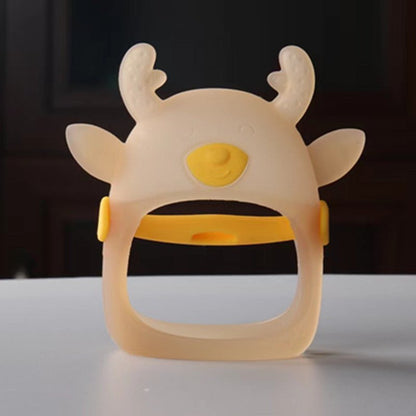 Silicone Deer Hand Gripped Teether for Babies