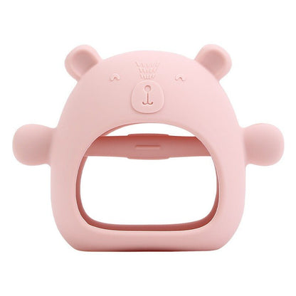 Bear Silicone Hand Gripped Teether for Babies