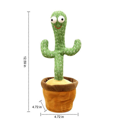 Interactive Dancing Cactus Electric Plush Toy for Babies and All Ages