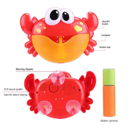 Crab Bubble Maker Machine for Bathroom Fun Time