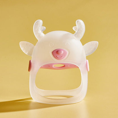 Silicone Deer Hand Gripped Teether for Babies