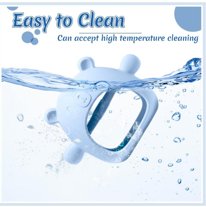 Bear Silicone Hand Gripped Teether for Babies